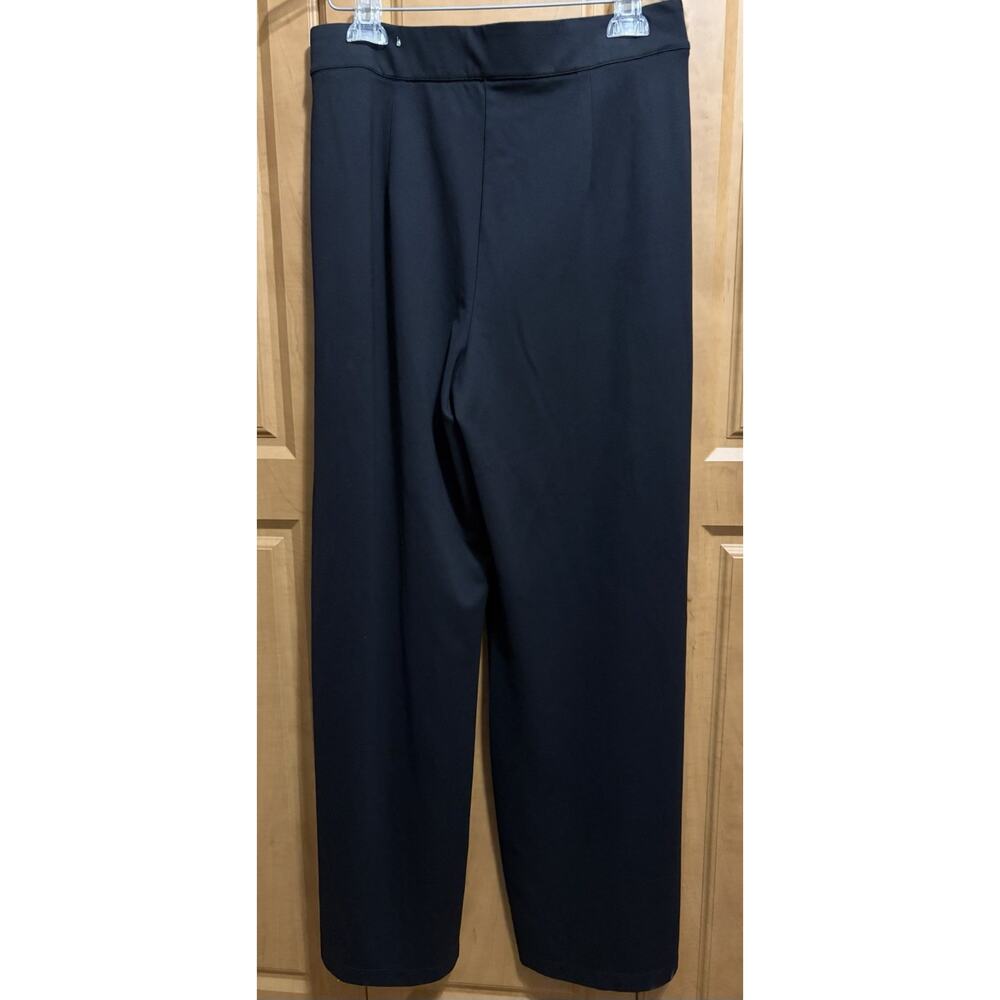 Max Studio Size L Wide Leg Dress Pants Black New with Tags. MSRP $118 - Picture 5 of 6